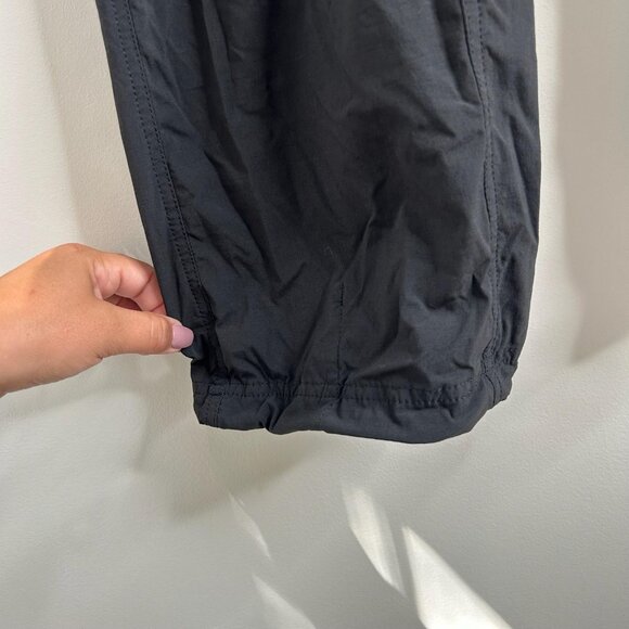 LL Bean Pants Womens 18 Black Nylon Spandex Stretch Outdoor Hiking Zip Pockets - Picture 5 of 12